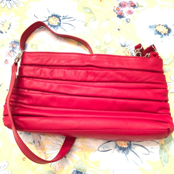 Simply Nina by Nina Raye Red Crossbody Purse - Picture 1 of 11